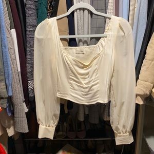 Urban Outfitters Cottagecore Cropped Shirt